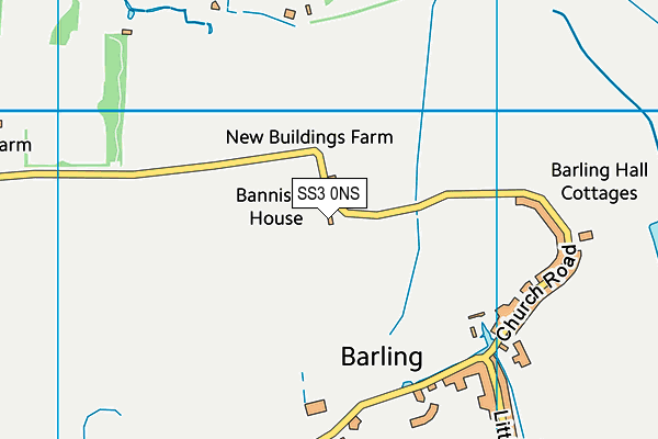 SS3 0NS map - OS VectorMap District (Ordnance Survey) SS3 0NS map - OS VectorMap District (Ordnance Survey)