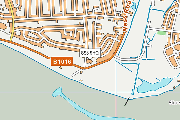 SS3 9HQ map - OS VectorMap District (Ordnance Survey) SS3 9HQ map - OS VectorMap District (Ordnance Survey)