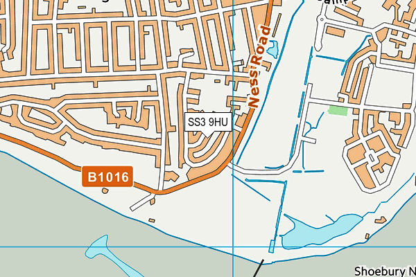 SS3 9HU map - OS VectorMap District (Ordnance Survey) SS3 9HU map - OS VectorMap District (Ordnance Survey)