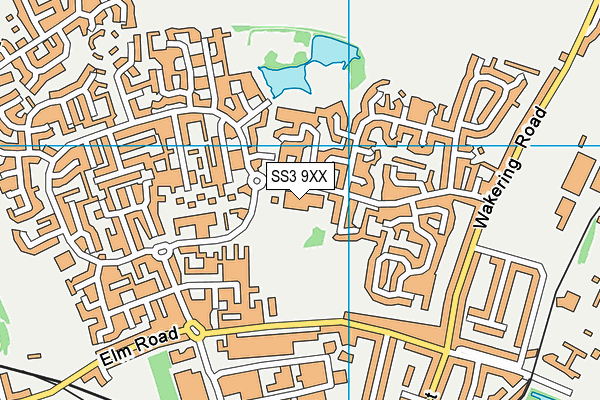 SS3 9XX map - OS VectorMap District (Ordnance Survey) SS3 9XX map - OS VectorMap District (Ordnance Survey)