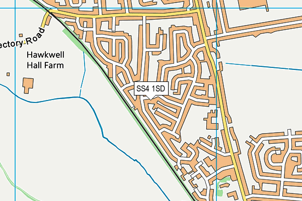 SS4 1SD map - OS VectorMap District (Ordnance Survey) SS4 1SD map - OS VectorMap District (Ordnance Survey)