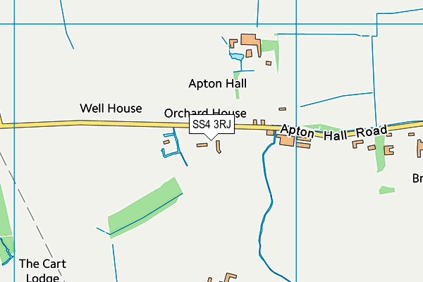 SS4 3RJ map - OS VectorMap District (Ordnance Survey) SS4 3RJ map - OS VectorMap District (Ordnance Survey)