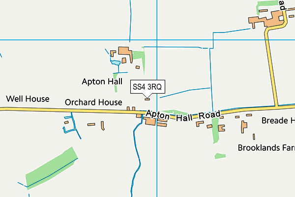 SS4 3RQ map - OS VectorMap District (Ordnance Survey) SS4 3RQ map - OS VectorMap District (Ordnance Survey)