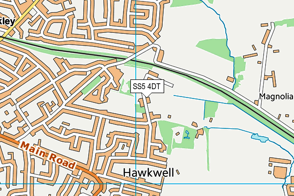 SS5 4DT map - OS VectorMap District (Ordnance Survey) SS5 4DT map - OS VectorMap District (Ordnance Survey)