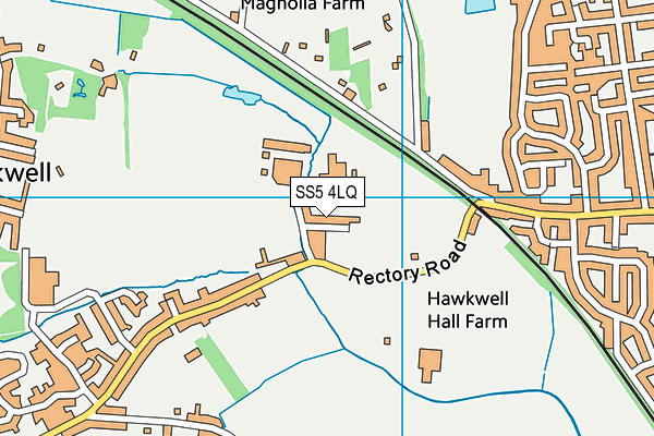 SS5 4LQ map - OS VectorMap District (Ordnance Survey) SS5 4LQ map - OS VectorMap District (Ordnance Survey)