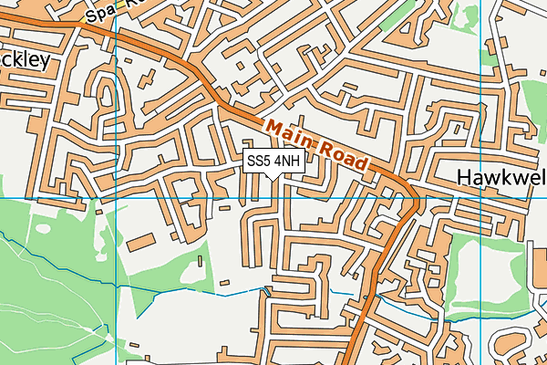 SS5 4NH map - OS VectorMap District (Ordnance Survey) SS5 4NH map - OS VectorMap District (Ordnance Survey)
