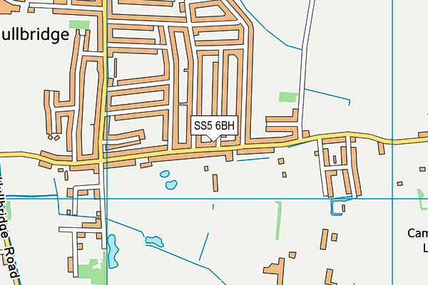 SS5 6BH map - OS VectorMap District (Ordnance Survey) SS5 6BH map - OS VectorMap District (Ordnance Survey)