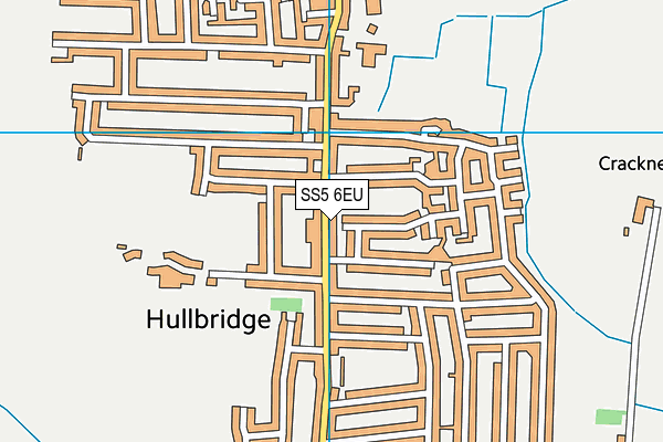 SS5 6EU map - OS VectorMap District (Ordnance Survey) SS5 6EU map - OS VectorMap District (Ordnance Survey)