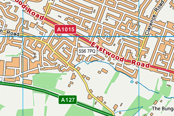SS6 7PQ map - OS VectorMap District (Ordnance Survey) SS6 7PQ map - OS VectorMap District (Ordnance Survey)