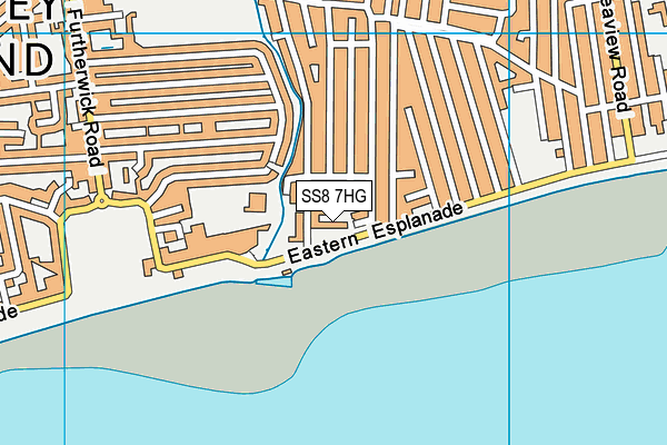 SS8 7HG map - OS VectorMap District (Ordnance Survey) SS8 7HG map - OS VectorMap District (Ordnance Survey)