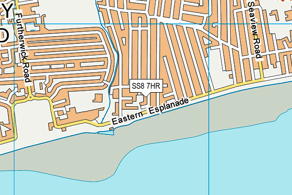 SS8 7HR map - OS VectorMap District (Ordnance Survey) SS8 7HR map - OS VectorMap District (Ordnance Survey)