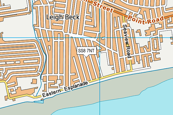 SS8 7NT map - OS VectorMap District (Ordnance Survey) SS8 7NT map - OS VectorMap District (Ordnance Survey)