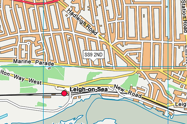 SS9 2ND map - OS VectorMap District (Ordnance Survey) SS9 2ND map - OS VectorMap District (Ordnance Survey)