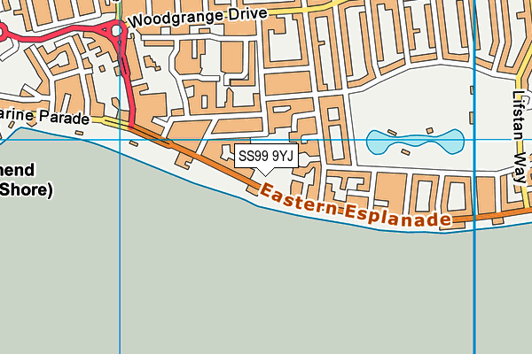 SS99 9YJ map - OS VectorMap District (Ordnance Survey) SS99 9YJ map - OS VectorMap District (Ordnance Survey)