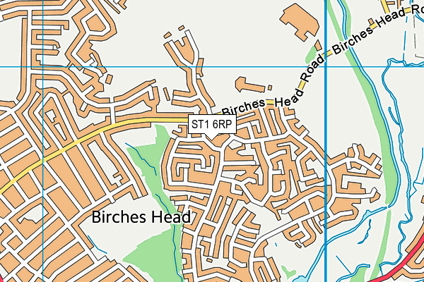 ST1 6RP map - OS VectorMap District (Ordnance Survey) ST1 6RP map - OS VectorMap District (Ordnance Survey)