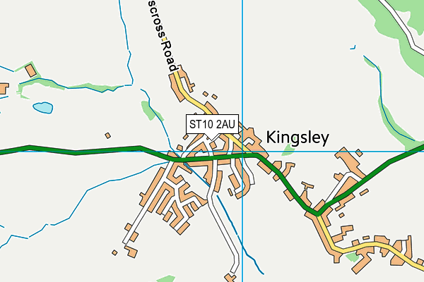 ST10 2AU map - OS VectorMap District (Ordnance Survey) ST10 2AU map - OS VectorMap District (Ordnance Survey)