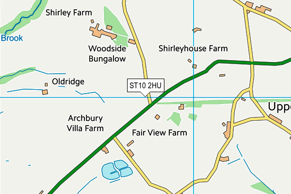 ST10 2HU map - OS VectorMap District (Ordnance Survey) ST10 2HU map - OS VectorMap District (Ordnance Survey)