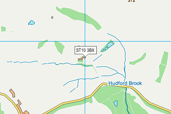 ST10 3BX map - OS VectorMap District (Ordnance Survey) ST10 3BX map - OS VectorMap District (Ordnance Survey)