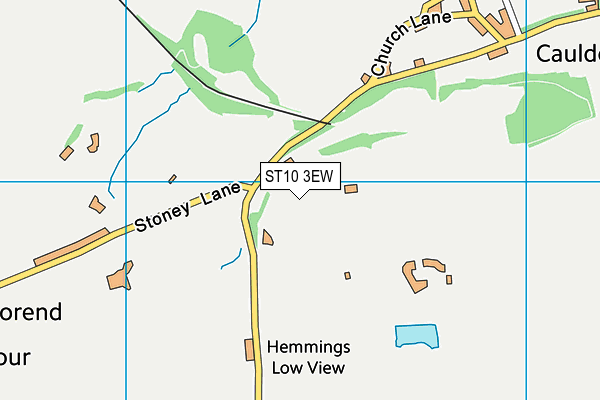 ST10 3EW map - OS VectorMap District (Ordnance Survey) ST10 3EW map - OS VectorMap District (Ordnance Survey)