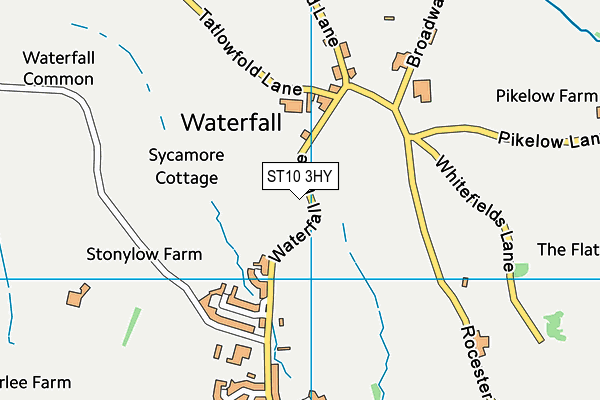 ST10 3HY map - OS VectorMap District (Ordnance Survey) ST10 3HY map - OS VectorMap District (Ordnance Survey)