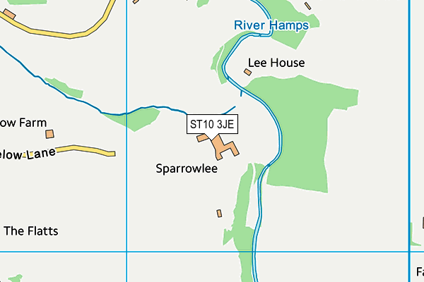 ST10 3JE map - OS VectorMap District (Ordnance Survey) ST10 3JE map - OS VectorMap District (Ordnance Survey)
