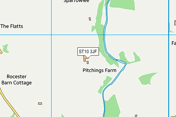 ST10 3JF map - OS VectorMap District (Ordnance Survey) ST10 3JF map - OS VectorMap District (Ordnance Survey)
