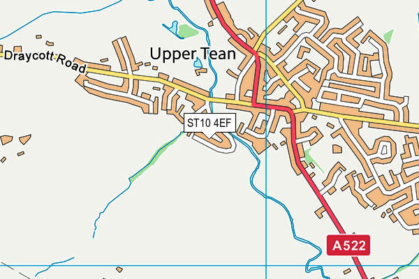 ST10 4EF map - OS VectorMap District (Ordnance Survey) ST10 4EF map - OS VectorMap District (Ordnance Survey)