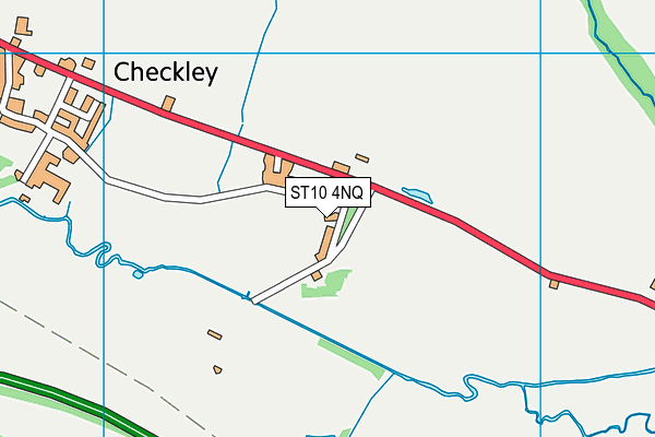 ST10 4NQ map - OS VectorMap District (Ordnance Survey) ST10 4NQ map - OS VectorMap District (Ordnance Survey)