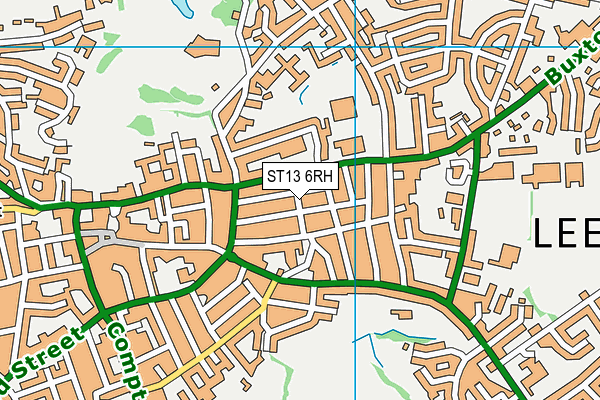 ST13 6RH map - OS VectorMap District (Ordnance Survey) ST13 6RH map - OS VectorMap District (Ordnance Survey)