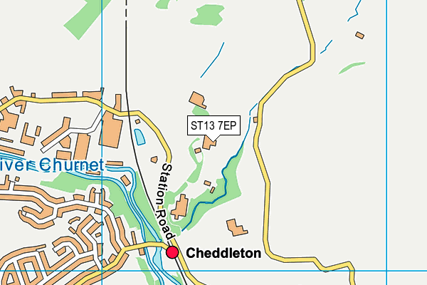 ST13 7EP map - OS VectorMap District (Ordnance Survey) ST13 7EP map - OS VectorMap District (Ordnance Survey)