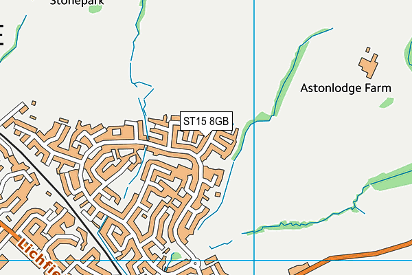 ST15 8GB map - OS VectorMap District (Ordnance Survey) ST15 8GB map - OS VectorMap District (Ordnance Survey)