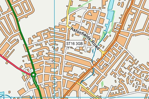 ST16 3GB map - OS VectorMap District (Ordnance Survey) ST16 3GB map - OS VectorMap District (Ordnance Survey)
