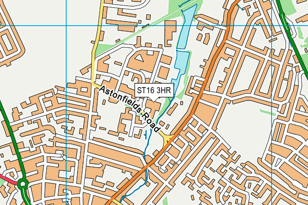 ST16 3HR map - OS VectorMap District (Ordnance Survey) ST16 3HR map - OS VectorMap District (Ordnance Survey)