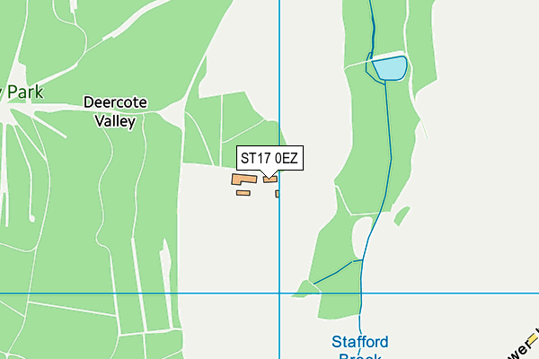 ST17 0EZ map - OS VectorMap District (Ordnance Survey) ST17 0EZ map - OS VectorMap District (Ordnance Survey)