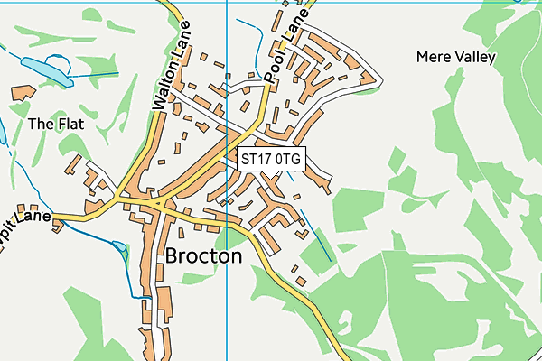 ST17 0TG map - OS VectorMap District (Ordnance Survey) ST17 0TG map - OS VectorMap District (Ordnance Survey)