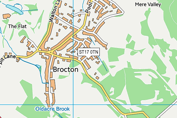 ST17 0TN map - OS VectorMap District (Ordnance Survey) ST17 0TN map - OS VectorMap District (Ordnance Survey)