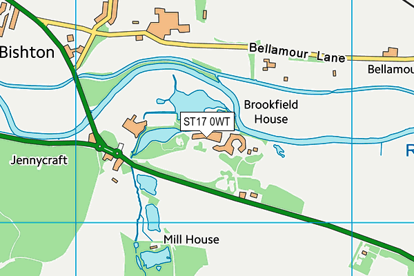 ST17 0WT map - OS VectorMap District (Ordnance Survey) ST17 0WT map - OS VectorMap District (Ordnance Survey)