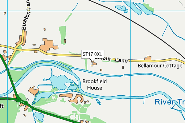 ST17 0XL map - OS VectorMap District (Ordnance Survey) ST17 0XL map - OS VectorMap District (Ordnance Survey)