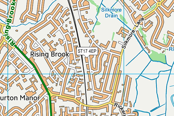 ST17 4EP map - OS VectorMap District (Ordnance Survey) ST17 4EP map - OS VectorMap District (Ordnance Survey)