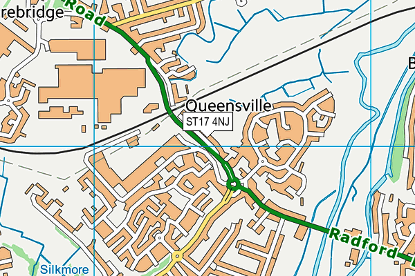 ST17 4NJ map - OS VectorMap District (Ordnance Survey)