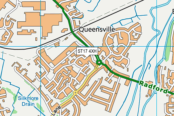 ST17 4XH map - OS VectorMap District (Ordnance Survey) ST17 4XH map - OS VectorMap District (Ordnance Survey)