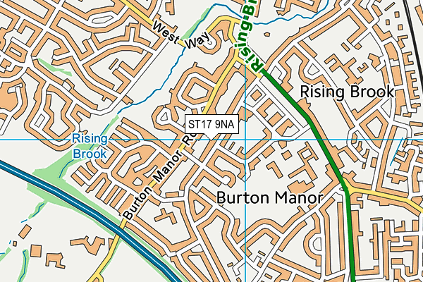 ST17 9NA map - OS VectorMap District (Ordnance Survey) ST17 9NA map - OS VectorMap District (Ordnance Survey)