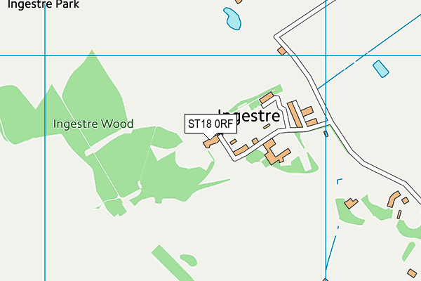 ST18 0RF map - OS VectorMap District (Ordnance Survey) ST18 0RF map - OS VectorMap District (Ordnance Survey)