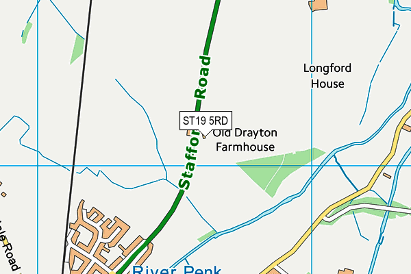 ST19 5RD map - OS VectorMap District (Ordnance Survey) ST19 5RD map - OS VectorMap District (Ordnance Survey)