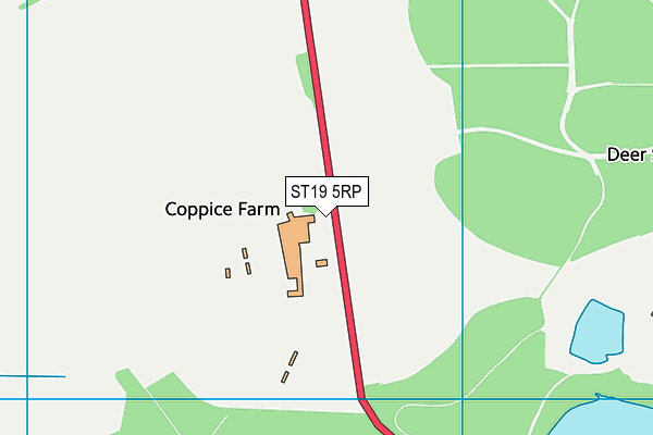ST19 5RP map - OS VectorMap District (Ordnance Survey) ST19 5RP map - OS VectorMap District (Ordnance Survey)
