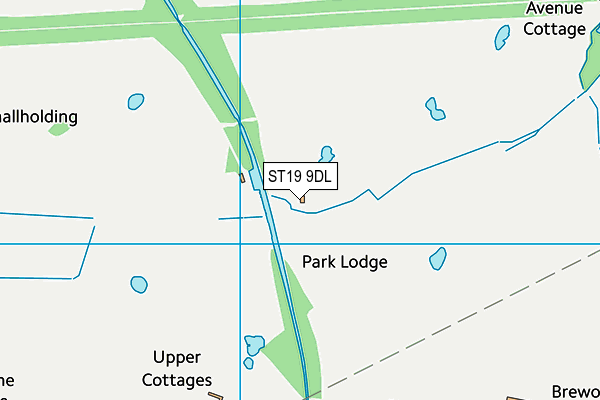ST19 9DL map - OS VectorMap District (Ordnance Survey) ST19 9DL map - OS VectorMap District (Ordnance Survey)
