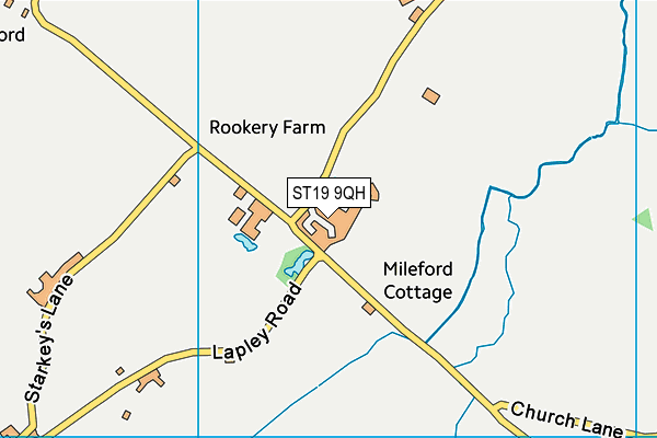 ST19 9QH map - OS VectorMap District (Ordnance Survey) ST19 9QH map - OS VectorMap District (Ordnance Survey)