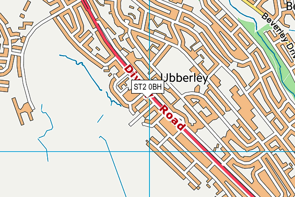 ST2 0BH map - OS VectorMap District (Ordnance Survey) ST2 0BH map - OS VectorMap District (Ordnance Survey)