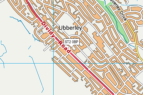 ST2 0BP map - OS VectorMap District (Ordnance Survey) ST2 0BP map - OS VectorMap District (Ordnance Survey)