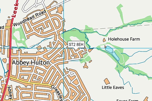 ST2 8EH map - OS VectorMap District (Ordnance Survey) ST2 8EH map - OS VectorMap District (Ordnance Survey)